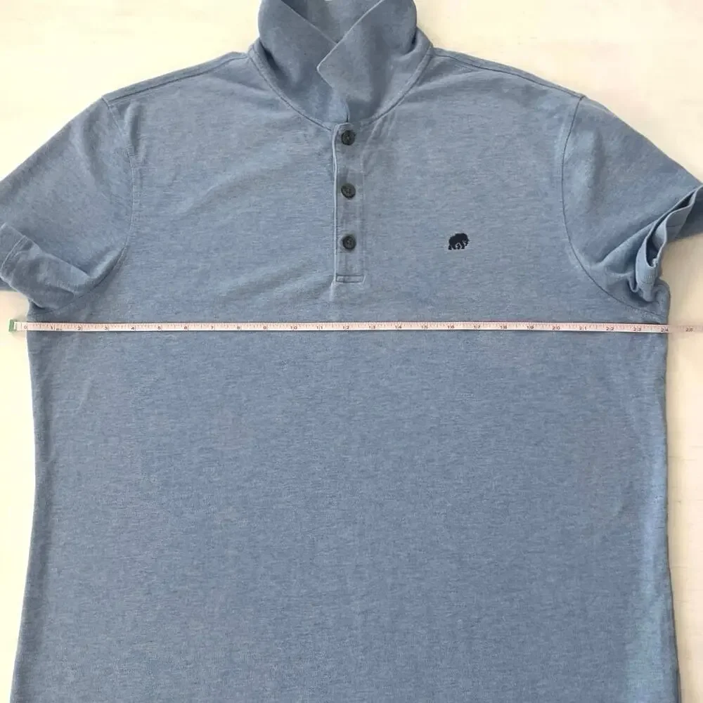 Banana Republic Classic Fit Blue Polo Mens Size XL Short Sleeve Work Golf Travel